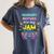 Nursery Rhymes Are My Jam 80s Retro Teachers & Students Kids Women's Comfort Colors T-Shirt Denim