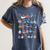 Ocean Animals Alphabet Cute Sea Life ABC Marine Kids Teacher Women's Comfort Colors T-Shirt Denim Ocean Animals Alphabet Cute Sea Life ABC Marine Kids Teacher Women's Comfort Colors T-Shirt Denim