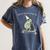 Off To Teach English Scooter Frog ESL Teacher Literature Women's Comfort Colors T-Shirt Denim Off To Teach English Scooter Frog ESL Teacher Literature Women's Comfort Colors T-Shirt Denim