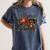 One Dope Teacher Women's Comfort Colors T-Shirt Denim One Dope Teacher Women's Comfort Colors T-Shirt Denim