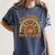 One Thankful Math Teacher Thanksgiving Autumn Fall Rainbow Women's Comfort Colors T-Shirt Denim One Thankful Math Teacher Thanksgiving Autumn Fall Rainbow Women's Comfort Colors T-Shirt Denim