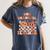 One Thankful Teacher Fall Leaves Thanksgiving Retro Women's Comfort Colors T-Shirt Denim One Thankful Teacher Fall Leaves Thanksgiving Retro Women's Comfort Colors T-Shirt Denim