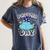 Pajama Day School Spirit Week Fun Cloud Teacher Student Women's Comfort Colors T-Shirt Denim