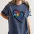 Para Heart Teacher Paraprofessional Paraeducator Men Women Women's Comfort Colors T-Shirt Denim