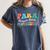Para Paraprofessional Dream Crew Team Back To School Teacher Women's Comfort Colors T-Shirt Denim