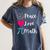Peace Love Math Maths Teacher Pi Symbol Men Women Women's Comfort Colors T-Shirt Denim