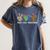 Peace Love Montessori Daycare Teacher Appreciation Women's Comfort Colors T-Shirt Denim