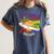 Perfect Planets Teachers Shirts Saturn For Solar System Women's Comfort Colors T-Shirt Denim