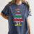 Physics Teacher Christmas Elf Christmas Cheer Women's Comfort Colors T-Shirt Denim