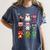 Pig Spooky Ghost Witch Boo-Jee Horror Pumpkin Pig Halloween Women's Comfort Colors T-Shirt Denim