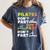Pilates Instructor Teacher Watercolor Pilates Don't Fart Men Women Kids Women's Comfort Colors T-Shirt Denim