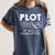 Plot It Builds Character Book Reading Teacher Women's Comfort Colors T-Shirt Denim Plot It Builds Character Book Reading Teacher Women's Comfort Colors T-Shirt Denim