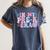 In My Pre K Era Groovy Back To School First Day Teacher Kids Women's Comfort Colors T-Shirt Denim In My Pre K Era Groovy Back To School First Day Teacher Kids Women's Comfort Colors T-Shirt Denim