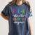 Pre-K Teacher Adventure Begins First Day Preschool Teachers Women's Comfort Colors T-Shirt Denim