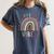 Pre K Vibes Back To School Student Teacher Women's Comfort Colors T-Shirt Denim