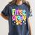 Preppy First Grade Back To School 1st Grade Teacher Girl Kid Women's Comfort Colors T-Shirt Denim Preppy First Grade Back To School 1st Grade Teacher Girl Kid Women's Comfort Colors T-Shirt Denim