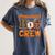 Preschool Boo Crew Halloween Teachers Students Costume Women's Comfort Colors T-Shirt Denim
