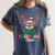 Preschool Crew Xmas Reindeer Teacher Student Christmas Women's Comfort Colors T-Shirt Denim Preschool Crew Xmas Reindeer Teacher Student Christmas Women's Comfort Colors T-Shirt Denim