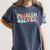 Problem Solver School Work Staff Front Desk Teacher Women's Comfort Colors T-Shirt Denim