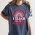 Rainbow Retro Homeschool Mom Teacher I Teach In My Pajamas Women's Comfort Colors T-Shirt Denim Rainbow Retro Homeschool Mom Teacher I Teach In My Pajamas Women's Comfort Colors T-Shirt Denim