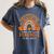 Rainbow I Teach The Cutest Pumpkins Kindergarten Teacher Men Women Women's Comfort Colors T-Shirt Denim Rainbow I Teach The Cutest Pumpkins Kindergarten Teacher Men Women Women's Comfort Colors T-Shirt Denim