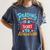 Reading Adventure Library Student Teacher Book Women's Comfort Colors T-Shirt Denim