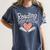 Reading Intervention Teacher Women's Comfort Colors T-Shirt Denim