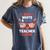 Red & Blue Teacher Crew Shirt 4th Of July Sunglasses Women's Comfort Colors T-Shirt Denim Red & Blue Teacher Crew Shirt 4th Of July Sunglasses Women's Comfort Colors T-Shirt Denim
