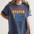Relationship Status Single Married Hot Teacher Women's Comfort Colors T-Shirt Denim