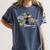 There's Room On My Broom For You Too Teacher Halloween Women's Comfort Colors T-Shirt Denim There's Room On My Broom For You Too Teacher Halloween Women's Comfort Colors T-Shirt Denim