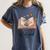 Retired 2025 A New Chapter Begins Retirement Teacher Book Women's Comfort Colors T-Shirt Denim Retired 2025 A New Chapter Begins Retirement Teacher Book Women's Comfort Colors T-Shirt Denim
