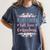 Retired Teacher Full Time Grandma Teaching Retirement Women's Comfort Colors T-Shirt Denim
