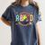 Retro ABCD Transitional Kindergarten Teacher Tour TK Teacher Women's Comfort Colors T-Shirt Denim Retro ABCD Transitional Kindergarten Teacher Tour TK Teacher Women's Comfort Colors T-Shirt Denim