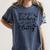 Retro The Best Teachers Are A Bit Batty Halloween Teacher Women's Comfort Colors T-Shirt Denim Retro The Best Teachers Are A Bit Batty Halloween Teacher Women's Comfort Colors T-Shirt Denim
