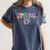 Retro Checkered Special Education Teacher Back To School Women's Comfort Colors T-Shirt Denim