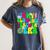 Retro Groovy In My Glowing Teacher Era Happy Teacher's Day Women's Comfort Colors T-Shirt Denim Retro Groovy In My Glowing Teacher Era Happy Teacher's Day Women's Comfort Colors T-Shirt Denim