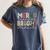 Retro Merry Teacher Bright Students Christmas Teacher Women's Comfort Colors T-Shirt Denim Retro Merry Teacher Bright Students Christmas Teacher Women's Comfort Colors T-Shirt Denim