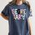Retro Secretary Back To School Teacher Appreciation Women's Comfort Colors T-Shirt Denim Retro Secretary Back To School Teacher Appreciation Women's Comfort Colors T-Shirt Denim