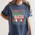 Retro Sleighing Math Problems Santa Math Teacher Christmas Women's Comfort Colors T-Shirt Denim Retro Sleighing Math Problems Santa Math Teacher Christmas Women's Comfort Colors T-Shirt Denim