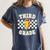 Retro Third Grade Teacher Lightning Bolt Pencil Teacher Kids Women's Comfort Colors T-Shirt Denim Retro Third Grade Teacher Lightning Bolt Pencil Teacher Kids Women's Comfort Colors T-Shirt Denim