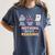 Rock Paper Scissors Teacher Librarian Nothing Beats Reading Women's Comfort Colors T-Shirt Denim