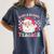Santa Favorite Teacher Shirt Teacher Christmas Women's Comfort Colors T-Shirt Denim