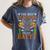 School Teacher A Bit Batty Teaching Bat Halloween Costume Women's Comfort Colors T-Shirt Denim School Teacher A Bit Batty Teaching Bat Halloween Costume Women's Comfort Colors T-Shirt Denim