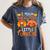 School Thankful I Teach The Cutest Little Turkeys Thanksgiving Teacher Women's Comfort Colors T-Shirt Denim