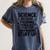 Science Because Figuring Things Out Teacher Scientific Adult Women's Comfort Colors T-Shirt Denim