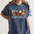Science Teacher Horror Fall Coffee Halloween Pumpkin Autumn Women's Comfort Colors T-Shirt Denim