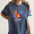 Second Grade Crew 2nd Back To School Teacher Team Squad Women's Comfort Colors T-Shirt Denim
