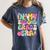 In My Second Grade Era Teachers Women Back To School Girls Women's Comfort Colors T-Shirt Denim