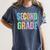 Second Grade Team Heart Teacher Student Back To School Girls Women's Comfort Colors T-Shirt Denim