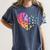 Sign Language Heart ASL For Deaf Teacher Women's Comfort Colors T-Shirt Denim Sign Language Heart ASL For Deaf Teacher Women's Comfort Colors T-Shirt Denim
